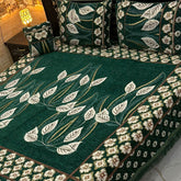 Fancy Velvet Bed Sheet Set - 4 Pieces  FVB 226